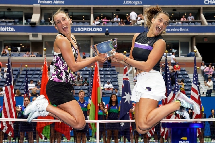 Tennis: Mertens and Sabalenka win first Grand Slam title at U.S. Open