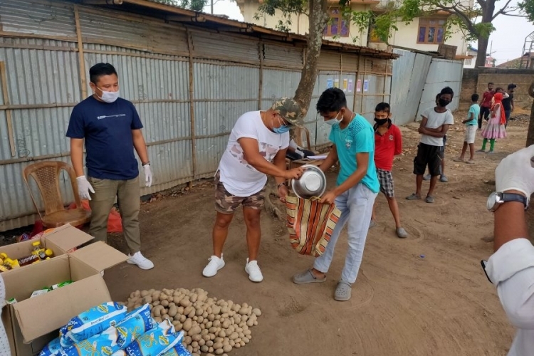 CAN Youth distributes relief materials