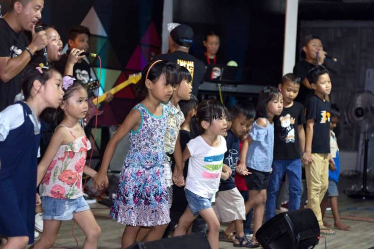 Children attend the evening services held during the first Go Revival Conference organised by Sinai Ministry held from September 5 to 8. (Photo Courtesy: Sinai Ministry) 