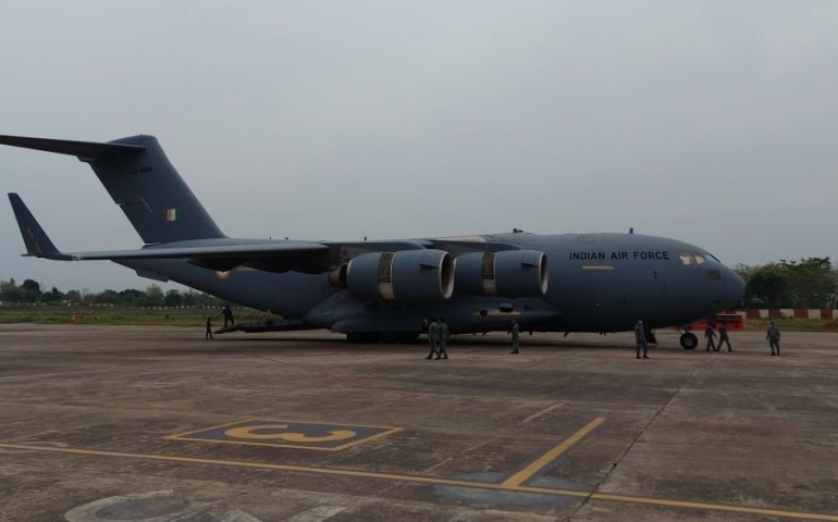 IAF delivers 4th consignment of medical load to Nagaland