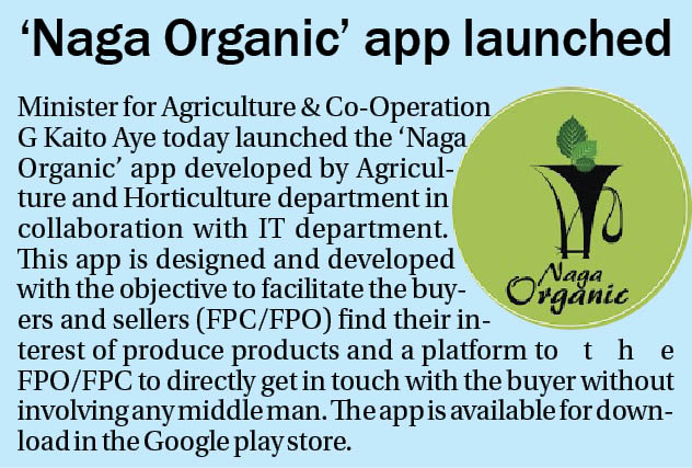 ‘Nagaland State Organic Policy’ soon