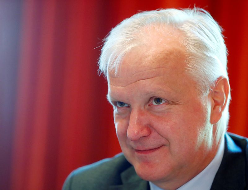  Finland's central bank governor Olli Rehn in Helsinki, Finland July 17, 2018. REUTERS/Ints Kalnins/File Photo