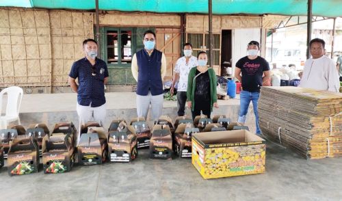 Corregated vegetables and fruits to be handed over to farmers at Dimapur