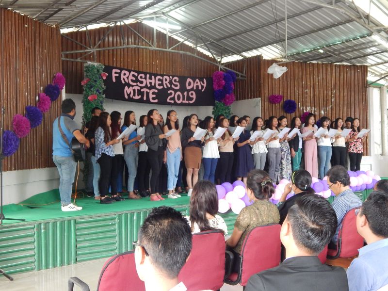 Modern Institute of Teacher Education (MITE) organised its 8th fresher’s day on the August 9. In his exhortation, the guest of honor, Pelee Hekha, the Managing Director, briefed the newly drafted National Policy on Education, 2019 with a special focus on teacher education. He urged the prospective teachers to take the challenges of equipping themselves with the knowledge and skills from multi-disciplines to enable them the fittest for survival in the new generation educational system. (Photo Courtesy: MITE)