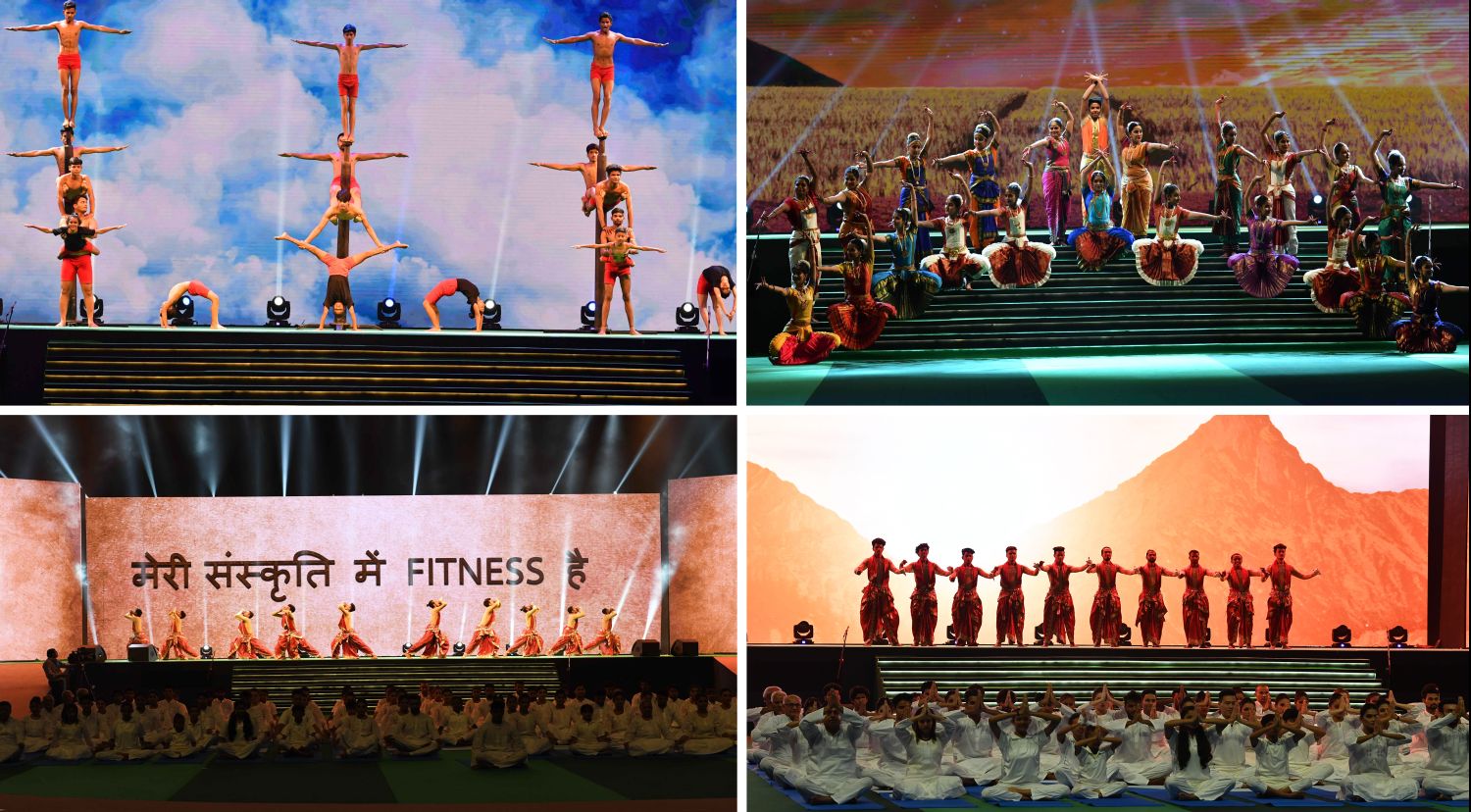 Glimpses of the ‘Fit India Movement’, on the occasion of the National Sports Day, at the Indira Gandhi Indoor stadium, in New Delhi on August 29, 2019.