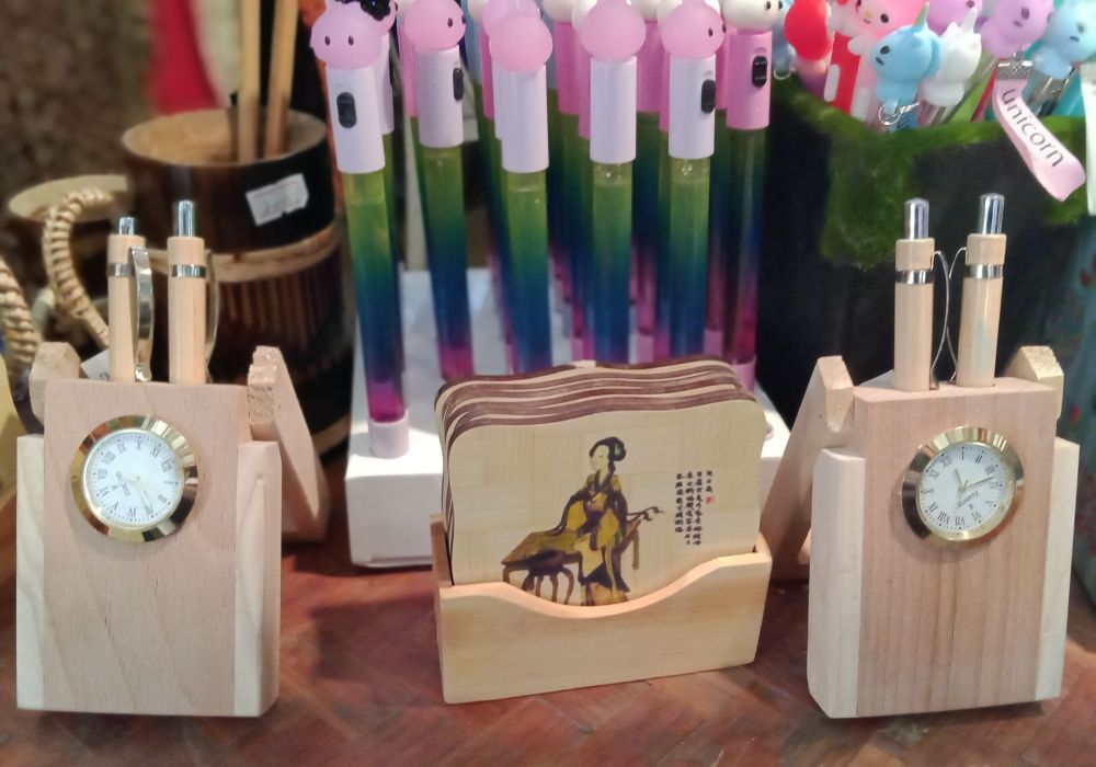 M/S Lavendra, Dimapur exhibits decorative item in Bamboo Pavilion at the Hornbill Festival, Kisama. (Morung Photo)