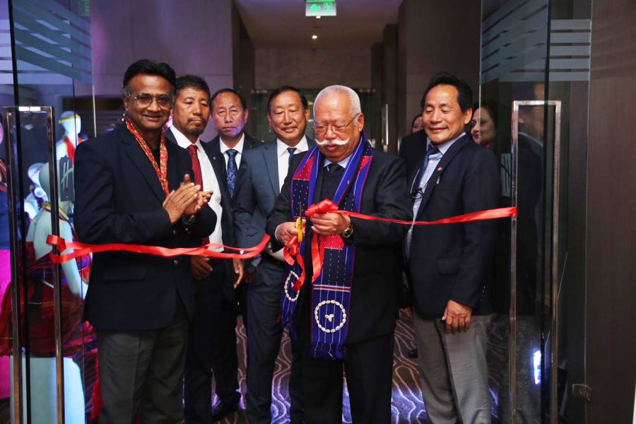 Minister CM Chang inaugurating Mongken Spring Summer Collection 2020