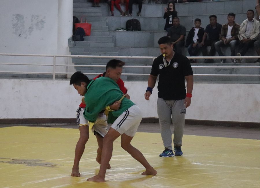 NWA conducts state level selection for  National belt, free style wrestling c’ship