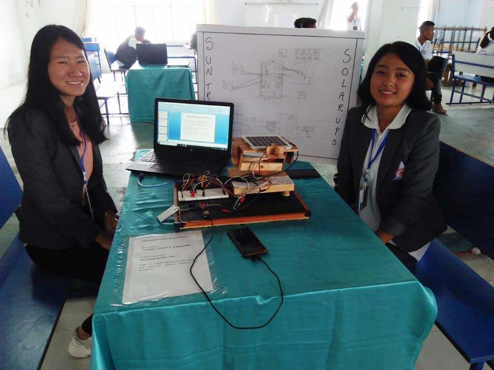 The department of computer science and engineering from Government Polytechnic Kohima presented a model on “Sun tracking Solar UPS” to absorb maximum solar energy and generate greater amount of electricity.