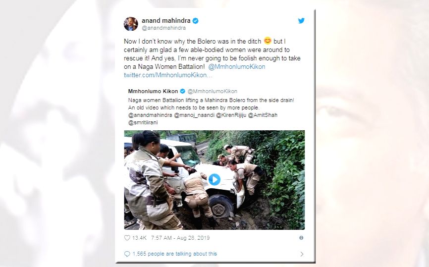 Anand Mahindra hails power of Naga women in viral video