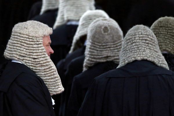 Judges take part in a ceremony to mark the beginning of the legal year in Hong Kong, China on January 8, 2018. (REUTERS File Photo)