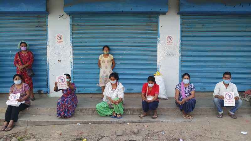 The Kashiram Youth Organisation held an awareness programme on the dangers of spitting as one of the causes of corona virus spread and the consequent necessity to curb its practice in public places. Shopkeepers and passersby were sensitized the first day. The awareness will be held for a week to sensitize the community on the hazards of saliva droplets as a carrier of the virus. Following the awareness program, defaulters if any found spitting within the village market jurisdiction will be strictly dealt
