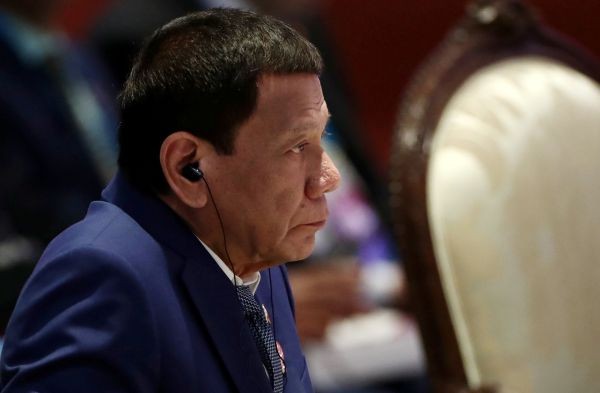 Philippine President Rodrigo Duterte attends a plenary session at a regional summit in Bangkok, Thailand on November 2, 2019. (REUTERS File Photo)