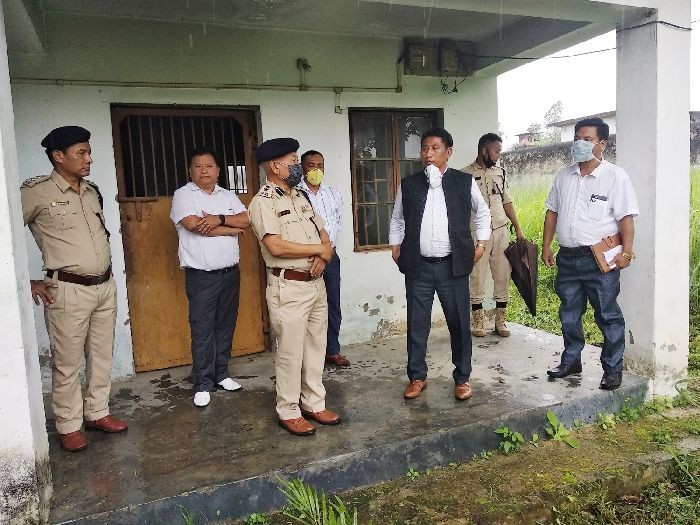 Advisor L Haiying, accompanied by L Thungdemo Lotha, IG (Prisons), Nagaland and Niholu Ayemi, (OSD) to Minister for Transport during their visit to Central Jail and District Jail Dimapur on May 26.