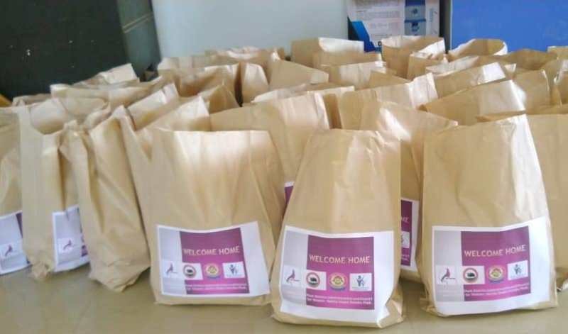 The District Administration, Phek & District Level Centre for Women—Mahila Shakti Kendra (MSK) Phek distributed gift packages for returnees at the quarantine centers in Phek. The items distributed included hand towels, hand sanitizers, face masks, soaps, tooth brushes, toothpaste & sanitary napkins.