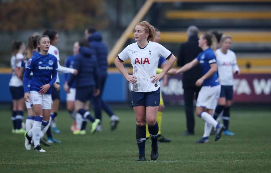 Tottenham Hotspur's Rachel Furness reacts. (Reuters File Photo)