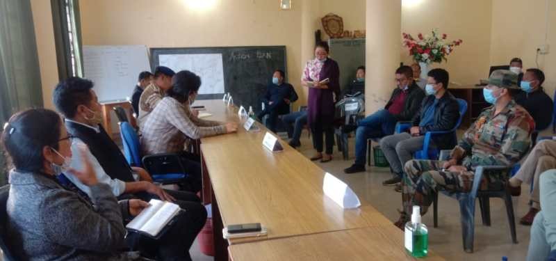 EAC, Pichano Kikon & Liaison Officer COVID-19 reporting to the Advisor, Industries & Commerce, Imnatiba.