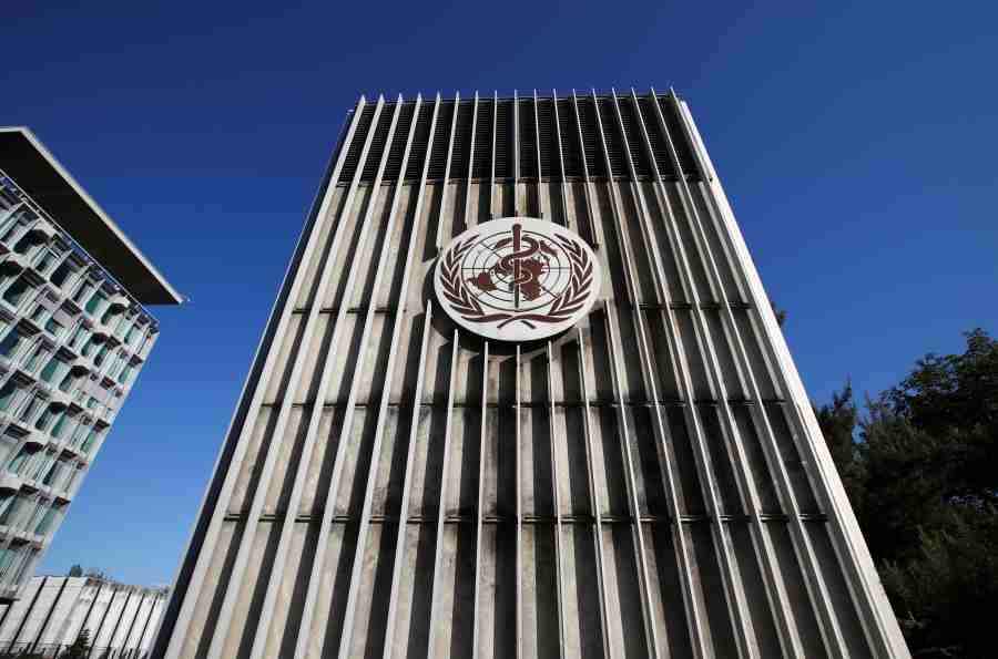 The headquarters of the World Health Organization in Geneva, Switzerland, May 18, 2020. REUTERS/File Photo