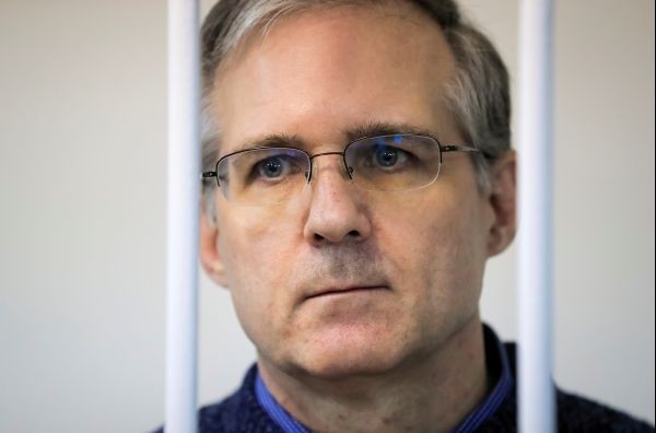 Former U.S. Marine PaulÂ Whelan, who was detained and accused of espionage, stands inside a defendants' cage during a court hearing on extending his pre-trial detention, in Moscow, Russia on October 24, 2019.  (REUTERS File Photo)