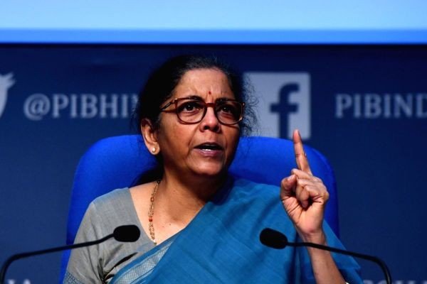 Finance Minister Nirmala Sitharaman. (IANS Photo)