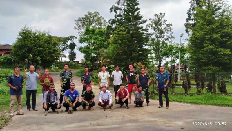 The Phom Baptist Christian Association, Mission Centre Nyengching, Longleng in collaboration with the Forest division, Longleng observed ‘Green Mission cum World Environment Day’ on June 5 at the Headquarter Lempong. With the initiative of PBCA, the Green Mission was launched on June 5, 2018 with the objective of protecting the environment and nature, envisioning a ‘Green, Clean and Healthy Environment.’ So far Phom Churches under PBCA have planted more than 12000 sapling trees within Longleng. PBCA churches planted around 5000 saplings this year.