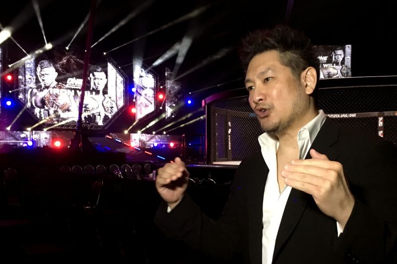 Chatri Sityodtong, CEO of ONE Championship a martial arts fights promotor talks during an interview with Reuters in Bangkok March 24, 2018. REUTERS/Prapan Chankaew/Files