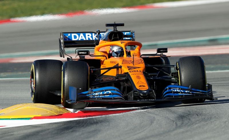 McLaren's Carlos Sainz Jr. in action during testing REUTERS/Albert Gea/File Photo