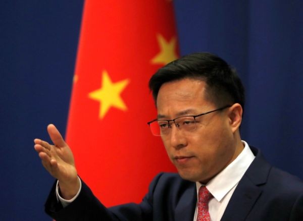 Chinese Foreign Ministry spokesman Zhao Lijian attends a news conference in Beijing, China on April 8, 2020. (REUTERS File Photo)