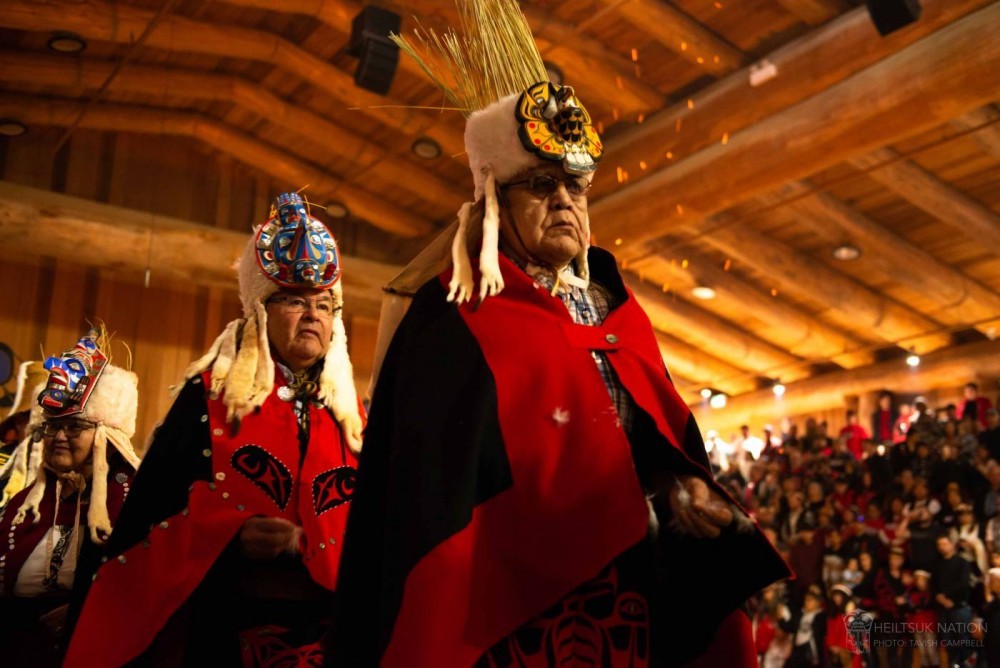 Cultural indigenous event in Heiltsuk, Canada. Photo handout via Tavish Campbell