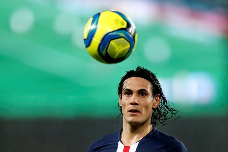 Soccer Football - Ligue 1 - Paris St Germain v Bordeaux - Parc des Princes, Paris, France - February 23, 2020 Paris St Germain's Edinson Cavani in action REUTERS/Benoit Tessier/Files