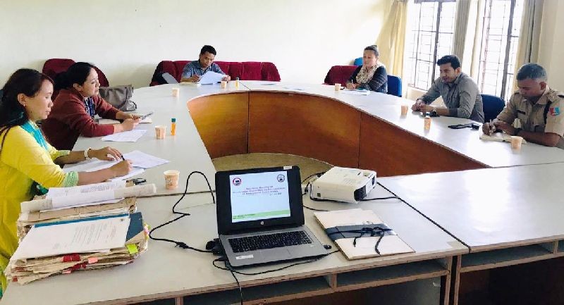 Circle Level Committee Meeting on Encroachment of Forest Land meeting underway at Marepkong Forest Office, Mokokchung on June 22.