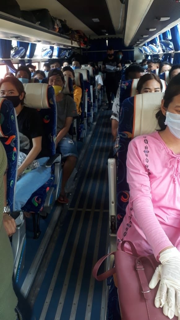 A special bus sponsored by the Government of Nagaland, carrying 34 stranded Nagaland citizens including an infant, departed from Bhopal in Madhya Pradesh on Saturday afternoon. The bus is expected to reach Dimapur on June 8, 4 pm. This was tweeted by Commissioner and Secretary, Chief Nodal Officer (Inter-State Movement), Dinesh Kumar on June 6. (Photo Courtesy: @Dinesh_Abusaria/Twitter)