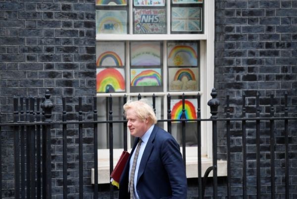 Britain's Prime Minister Boris Johnson leaves 10 Downing Street, following the outbreak of the coronavirus disease (COVID-19), London, Britain on June 3, 2020. (REUTERS Photo)