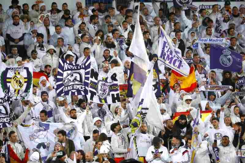 Real Madrid fans before the match (Reuters File Photo)