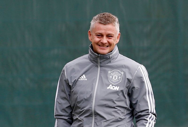 Manchester United manager Ole Gunnar Solskjaer during training Action Images via Reuters/Craig Brough/File Photo