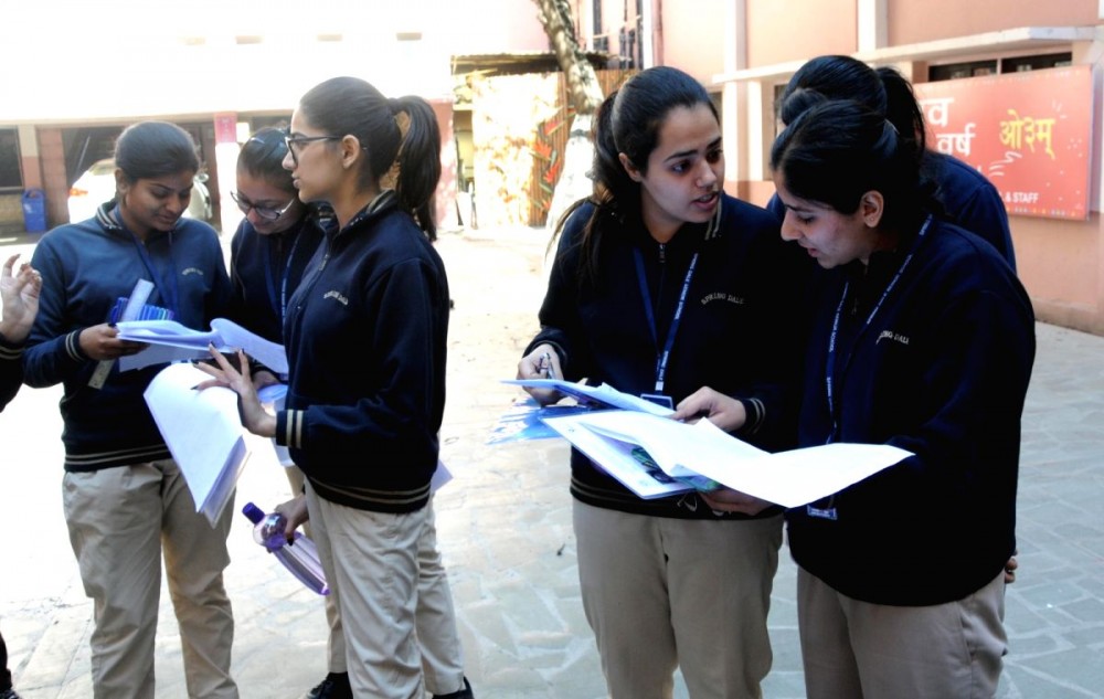 The Supreme Court on Thursday asked the Centre and the CBSE to issue fresh notification in connection with Class 12 exams, clarifying the option between internal assessment and exams later. . Image Source: IANS News