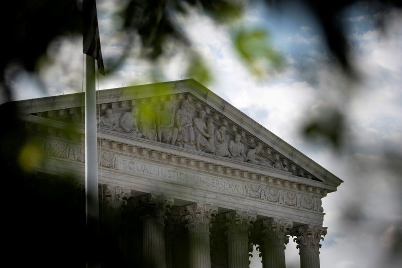 A general view of U.S. Supreme Court in Washington, US on June 25, 2020. (REUTERS File Photo)