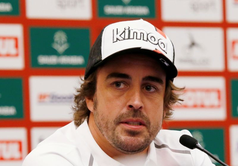 Toyota Gazoo Racing's Fernando Alonso during a press conference REUTERS/Hamad I Mohammed/File Photo