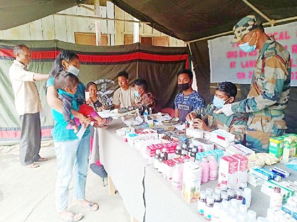 The Assam Rifles conducted medical camps in several parts of the State.
