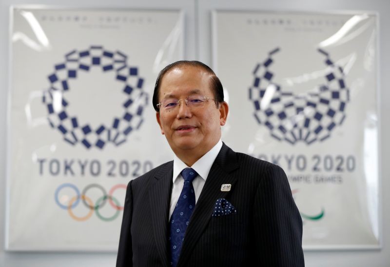 Toshiro Muto, Tokyo 2020 Organizing Committee Chief Executive Officer, poses for a photograph during an interview with Reuters ahead of the one-year countdown to the Tokyo Olympics that have been postponed to 2021 due to the coronavirus disease (COVID-19) outbreak, in Tokyo, Japan July 21, 2020. Picture taken July 21, 2020. REUTERS/Issei Kato
