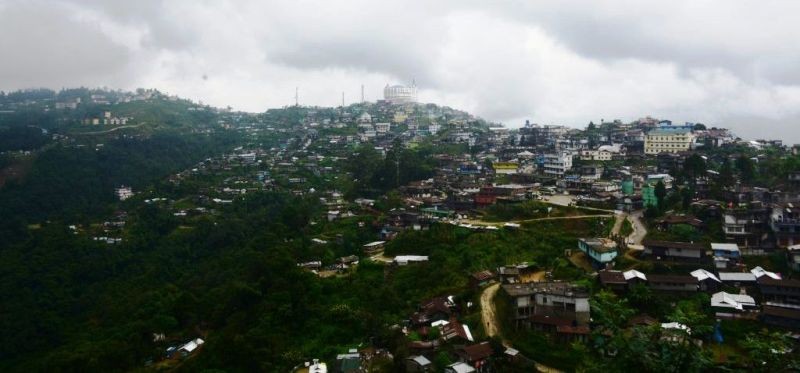 View of Zunheboto Town. (Photo Courtesy: Zunheboto.nic.in) 