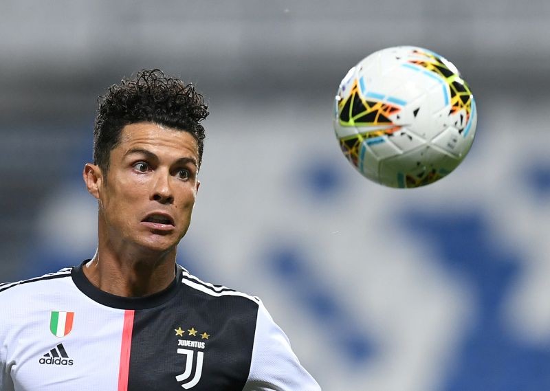 Juventus' Cristiano Ronaldo in action, as play resumes behind closed doors following the outbreak of the coronavirus disease (COVID-19) REUTERS/Jennifer Lorenzini