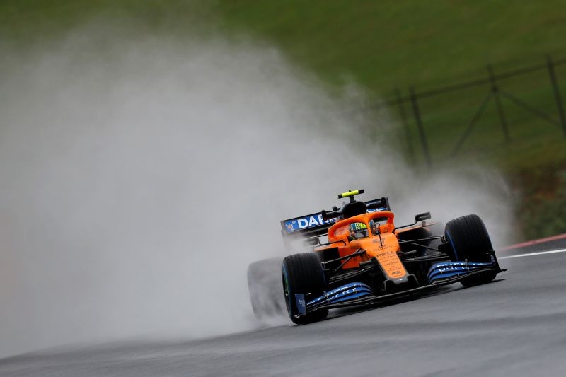 McLaren's Lando Norris in action during practice, following the resumption of F1 after the outbreak of COVID-19. (Reuters File Photo)