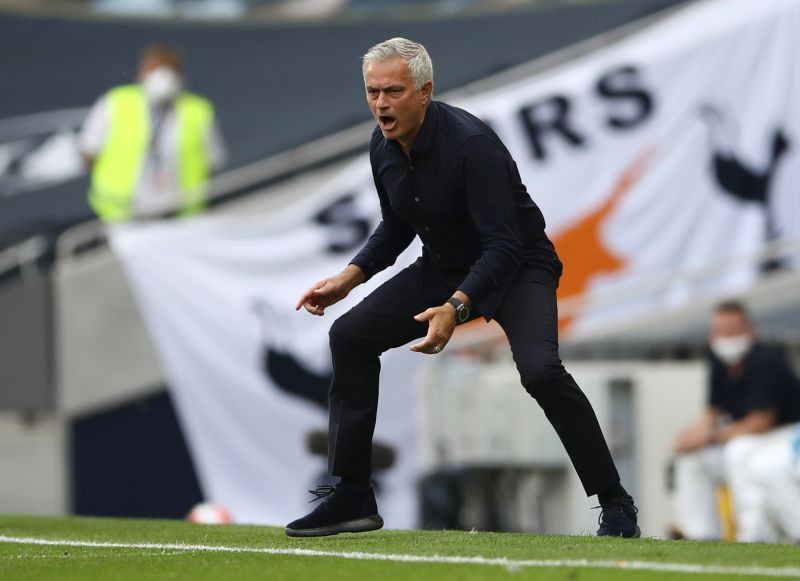 Tottenham Hotspur manager Jose Mourinho, as play resumes behind closed doors following the outbreak of the coronavirus disease (COVID-19) Tim Goode/Pool via REUTERS