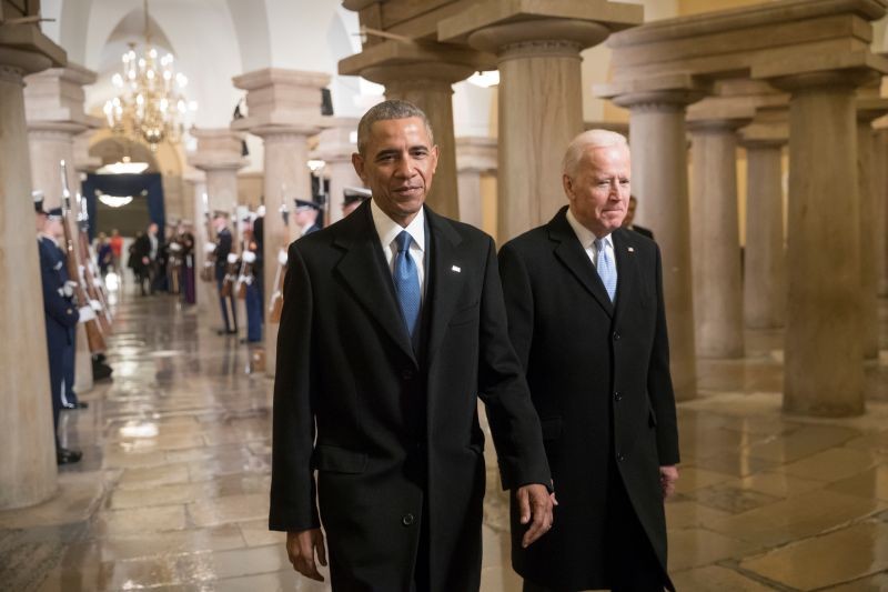 Former President Barack Obama and Vice President Joe Biden. (REUTERS File Photo)
