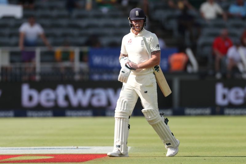 England's Ben Stokes walks after losing his wicket. (Reuters File Photo)