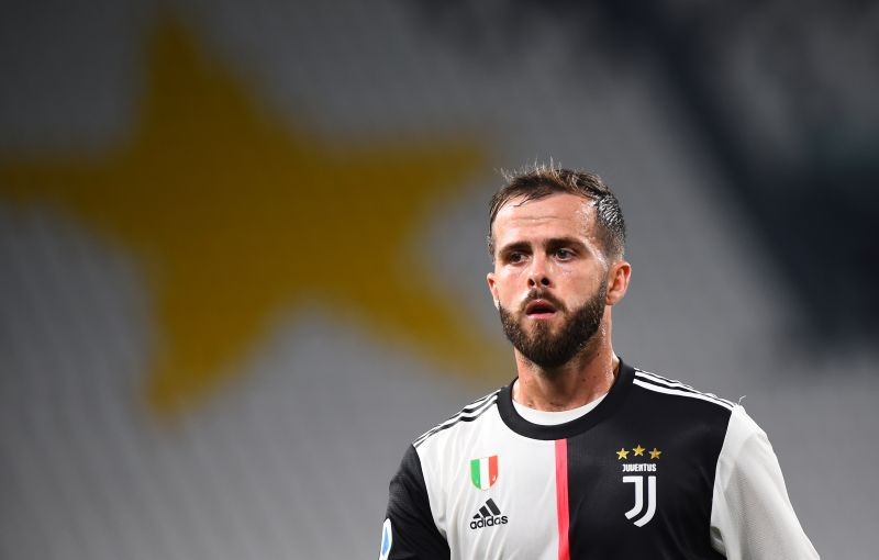 Juventus' Miralem Pjanic, as play resumes behind closed doors following the outbreak of the coronavirus disease (COVID-19) REUTERS/Massimo Pinca/Files