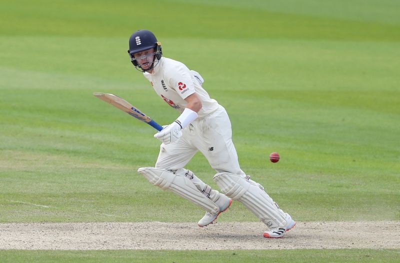 England's Ollie Pope in action, as play resumes behind closed doors following the outbreak of the coronavirus disease (COVID-19) Martin Rickett/Pool via REUTERS