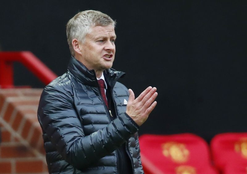 Manchester United manager Ole Gunnar Solskjaer, as play resumes behind closed doors following the outbreak of the coronavirus disease (COVID-19) Clive Brunskill/Pool via REUTERS/File Photo