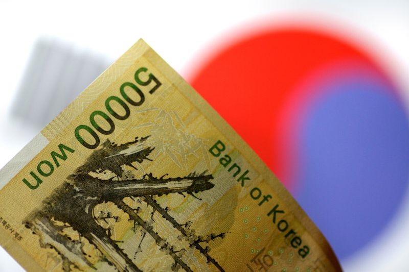 A South Korea won note is seen in this illustration photo on May 31, 2017. (REUTERS File Photo)